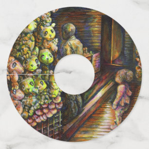 Étiquette Pour Verre De Vin Au nord du cirque