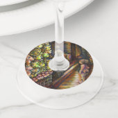 Étiquette Pour Verre De Vin Au nord du cirque (De près)