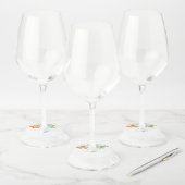 Étiquette Pour Verre De Vin Baby shower Dinosaur (Lot)