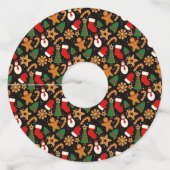 Étiquette Pour Verre De Vin Baking Spirits Bright Gingerbread Noël Cookie (Dos)