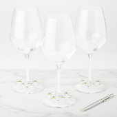 Étiquette Pour Verre De Vin Bal de golf (Lot)