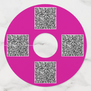 Étiquette Pour Verre De Vin Balise de verre à vin de code QR personnalisée - C