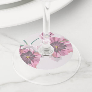 Étiquette Pour Verre De Vin Balise en verre Mariage