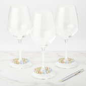 Étiquette Pour Verre De Vin Bambou 3 (Lot)