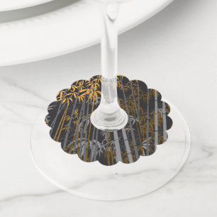 Étiquette Pour Verre De Vin Bambou 4