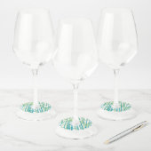 Étiquette Pour Verre De Vin Bambou 6 (Lot)