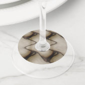 Étiquette Pour Verre De Vin Belle Abstraite Laisser une longue impression (De près)