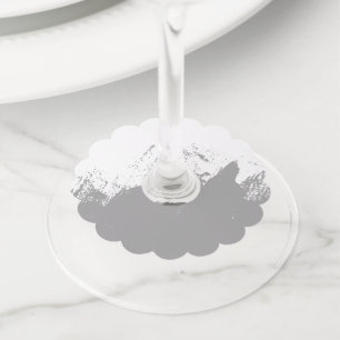 Étiquette Pour Verre De Vin Brosse 11