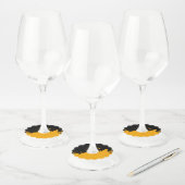 Étiquette Pour Verre De Vin Brosse 3 (Lot)