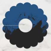 Étiquette Pour Verre De Vin Brosse 8 (Devant)