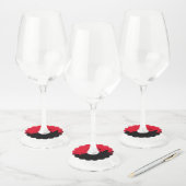 Étiquette Pour Verre De Vin Brosse 9 (Lot)