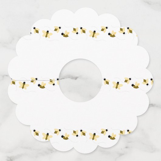 Étiquette Pour Verre De Vin Bumble Bees (Devant)