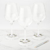 Étiquette Pour Verre De Vin Bunco Chicks (Lot)