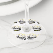 Étiquette Pour Verre De Vin Bunco Chicks (De près)