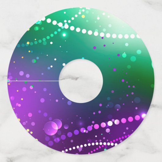 Étiquette Pour Verre De Vin Carthagène Solive Purple (Devant)