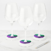 Étiquette Pour Verre De Vin Carthagène Solive Purple (Lot)
