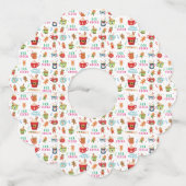 Étiquette Pour Verre De Vin Christmas Cococoa, Ginger Cookies (Dos)