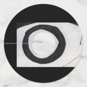 Étiquette Pour Verre De Vin cible déchirures (Dos)