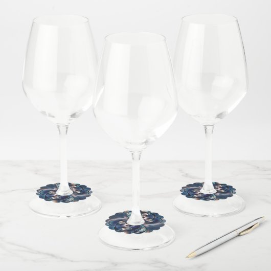 Étiquette Pour Verre De Vin Conception (Lot)