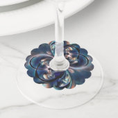 Étiquette Pour Verre De Vin Conception (De près)