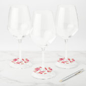 Étiquette Pour Verre De Vin Création de Motif de pastèque 2 (Lot)
