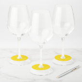 Étiquette Pour Verre De Vin Dandelion (couleur solide) (Lot)