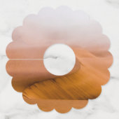 Étiquette Pour Verre De Vin Désert de Foggy Namib (Dos)