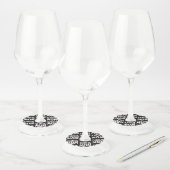 Étiquette Pour Verre De Vin Dog (Lot)