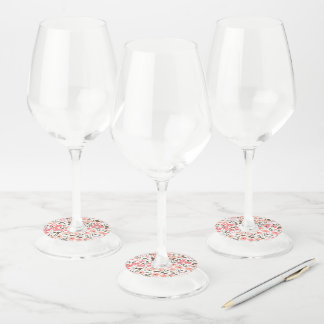 Étiquette Pour Verre De Vin Douces Rêves Florales