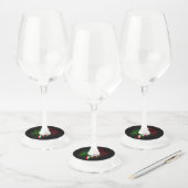 Étiquette Pour Verre De Vin Drapeau italien (Lot)