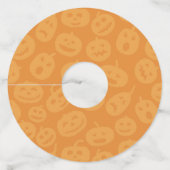 Étiquette Pour Verre De Vin Drôle Halloween Zombie (Dos)