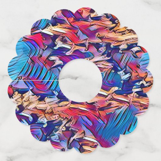 ÉTIQUETTE POUR VERRE DE VIN EAU DE FLUX (Devant)