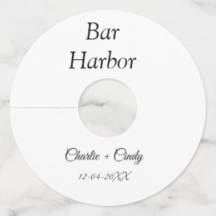 Étiquette Pour Verre De Vin enterrement de vie de jeune fille à Bar Harbor dem