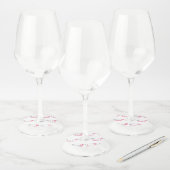 Étiquette Pour Verre De Vin Épingle de couche fille (Lot)