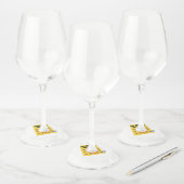 Étiquette Pour Verre De Vin Éteindre (Lot)