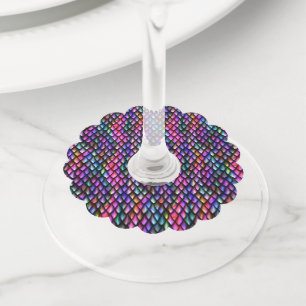 Étiquette Pour Verre De Vin Etiquettes de vin Rainbow Dragon Scales