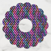 Étiquette Pour Verre De Vin Etiquettes de vin Rainbow Dragon Scales (Devant)