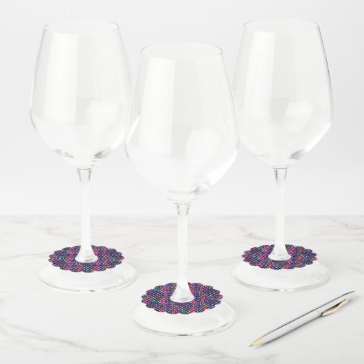 Étiquette Pour Verre De Vin Etiquettes de vin Rainbow Dragon Scales (Lot)
