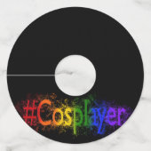 Étiquette Pour Verre De Vin Falln Fier Cosplayer (Devant)
