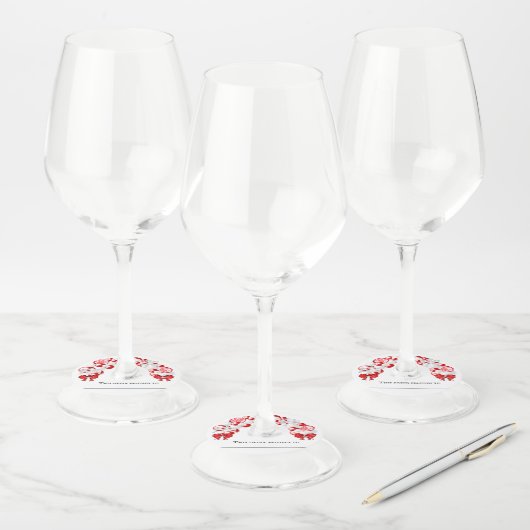 Étiquette Pour Verre De Vin Fête de l'Arc de Noël (Lot)