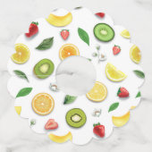 Étiquette Pour Verre De Vin Fruits mixtes 4 (Devant)