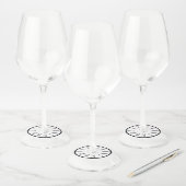 Étiquette Pour Verre De Vin "HEURE" Pour Le Vin ! (Lot)