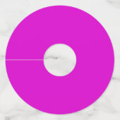 Étiquette Pour Verre De Vin Impression hawaïenne (Dos)