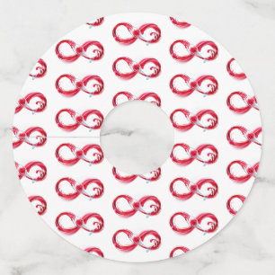 Étiquette Pour Verre De Vin Infinity