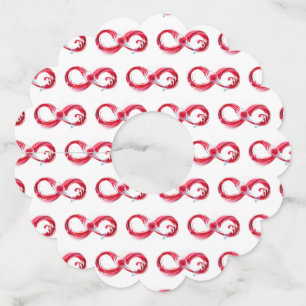 Étiquette Pour Verre De Vin Infinity