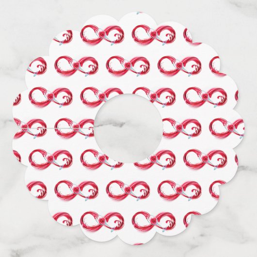 Étiquette Pour Verre De Vin Infinity (Devant)