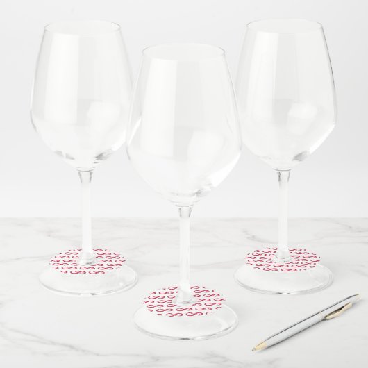 Étiquette Pour Verre De Vin Infinity (Lot)