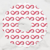 Étiquette Pour Verre De Vin Infinity (Dos)