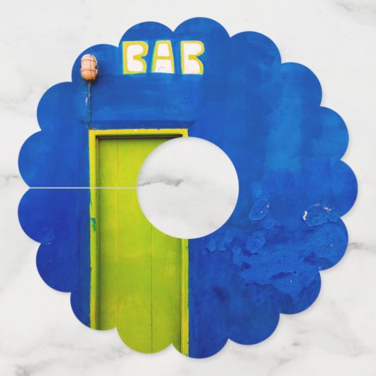 Étiquette Pour Verre De Vin Joyeuses heures (Dos)