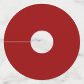 Étiquette Pour Verre De Vin Joyeux Noël d'or (Dos)